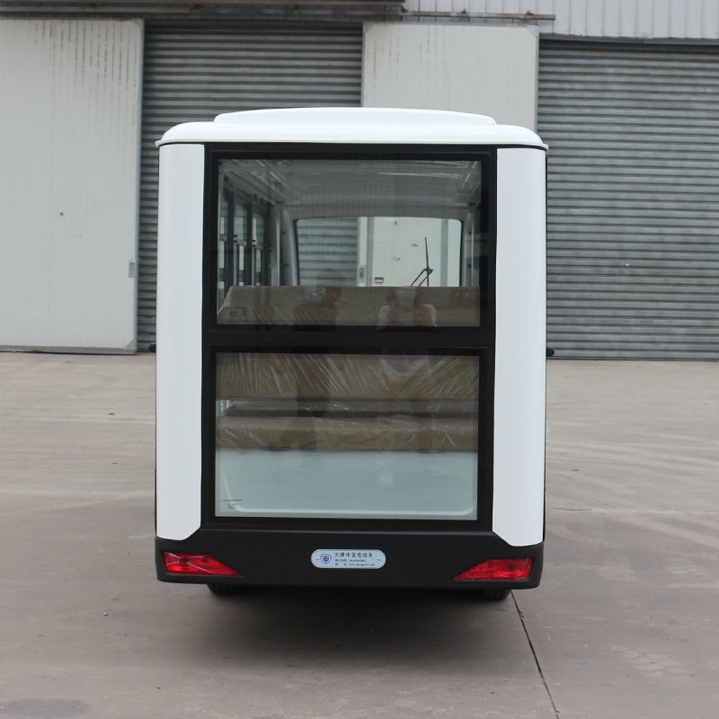 14 seater enclosed sightseeing cart A14F white - Image 4